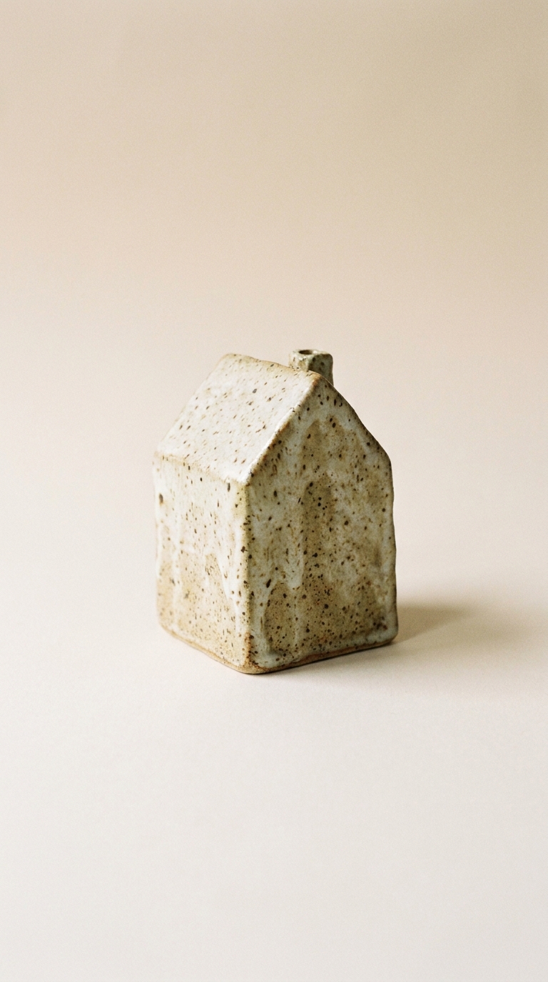 A small ceramic home decor object